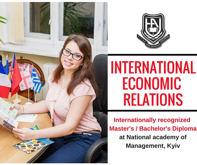Bachelor’s degree in international economic relations