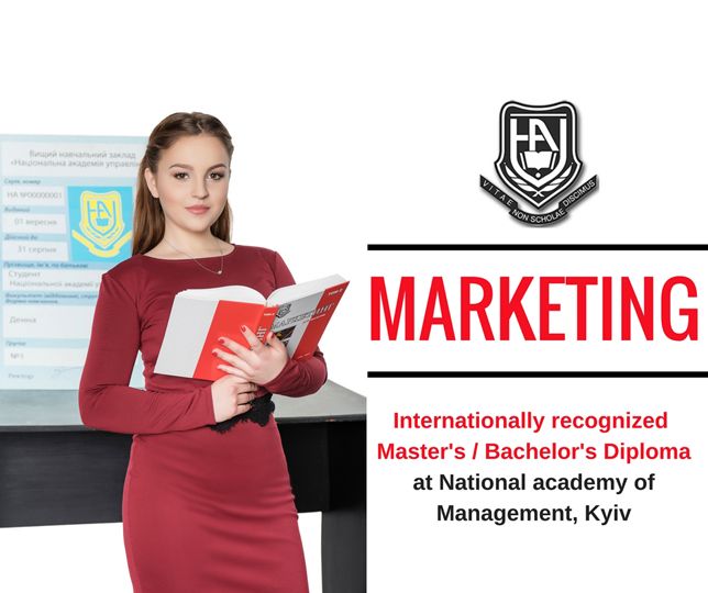 Bachelor’s degree in marketing